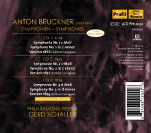 Anton Bruckner (1824-1896): Symphonien Nr.1-3, 3 CDs