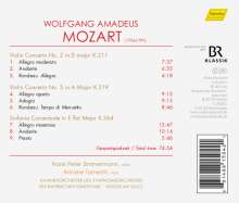 Wolfgang Amadeus Mozart (1756-1791): Violinkonzerte Nr. 2 &amp; 5, CD