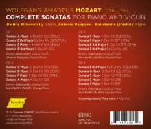 Wolfgang Amadeus Mozart (1756-1791): Sonaten für Violine &amp; Klavier, 4 CDs