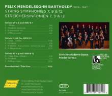 Felix Mendelssohn Bartholdy (1809-1847): Streichersymphonien Nr.7,9,12, CD