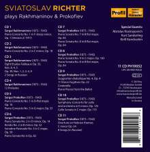 Svjatoslav Richter plays Rachmaninoff &amp; Prokofieff, 11 CDs