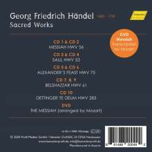 Georg Friedrich Händel (1685-1759): Händel - Sacred Works, 10 CDs und 1 DVD
