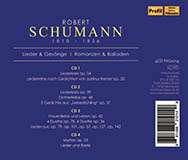 Robert Schumann (1810-1856): Lieder on Record Vol.1 - Lieder &amp; Gesänge / Romanzen &amp; Balladen, 4 CDs
