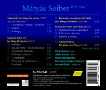 Matyas Seiber (1905-1960): Sinfonietta für Streicher, CD