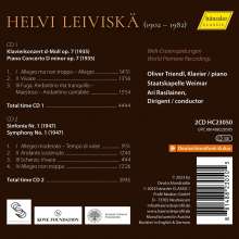 Helvi Leiviskä (1902-1982): Klavierkonzert d-moll op.7 (1935), 2 CDs