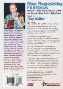 Blues Fingerpicking Freedom taught by Toby Walker, DVD