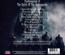 Gothminister: Pandemonium II: The Battle Of The Underworlds, CD