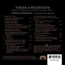 Voices of Byzantium, CD