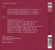 Frederic Chopin (1810-1849): Klavierkonzerte Nr.1 &amp; 2, 2 CDs