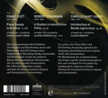 Franz Liszt (1811-1886): Klaviersonate h-moll (von Saint-Saens arrangiert für 2 Klaviere), CD