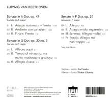 Ludwig van Beethoven (1770-1827): Violinsonaten Nr.5,8,9, CD