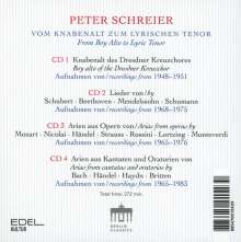 Peter Schreier - Vom Knabenalt zum lyrischen Tenor, 4 CDs
