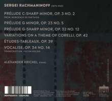 Sergej Rachmaninoff (1873-1943): Corelli-Variationen op.42, CD