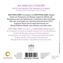An English Concert - Festliche Musik für Trompete &amp; Orgel, CD