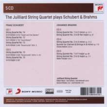 Juilliard Quartet - Schubert &amp; Brahms, 5 CDs