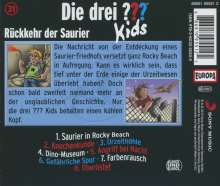Die drei ??? Kids 31: Rückkehr der Saurier, CD