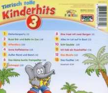 Tierisch tolle Kinderhits, 1 Audio-CD. Tl.3, CD
