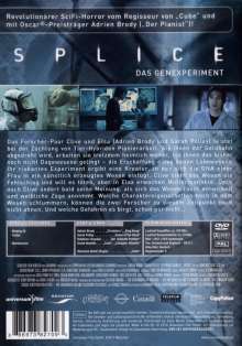 Splice - Das Genexperiment, DVD