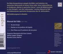 Manuel de Falla (1876-1946): Nächte in spanischen Gärten für Klavier &amp; Orchester, CD