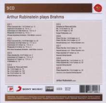 Johannes Brahms (1833-1897): Arthur Rubinstein spielt Johannes Brahms, 9 CDs