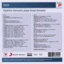 Vladimir Horowitz plays Great Sonatas, 10 CDs