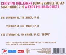 Ludwig van Beethoven (1770-1827): Symphonien Nr.7-9, 2 CDs
