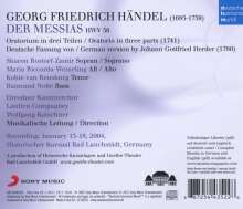 Georg Friedrich Händel (1685-1759): Der Messias (in dt.Sprache), 2 CDs