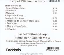 Leopold Wallner (1847-1913): Kammermusik für Harfe &amp; Viola, CD