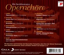 Die berühmtesten Opernchöre, CD