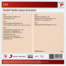 Franz Schubert (1797-1828): Rudolf Serkin plays Schubert, 5 CDs