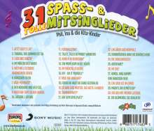 31 tolle Spaß- und Mitsinglieder, CD