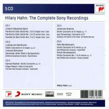 Hilary Hahn - The Sony-Recordings, 5 CDs