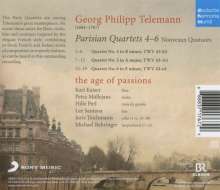 Georg Philipp Telemann (1681-1767): Pariser Quartette Nr.4-6, CD