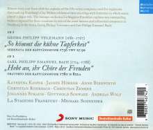 Carl Philipp Emanuel Bach (1714-1788): Bürgerkapitänsmusik "Hebt an, ihr Chöre der Freuden" (Oratorium 1780), 2 CDs