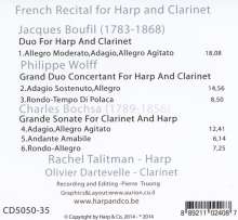 Rachel Talitman &amp; Olivier Dartevelle - French Recital for Harp and Clarinet I, CD