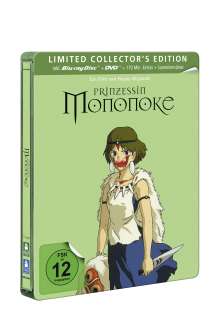 Prinzessin Mononoke (Blu-ray &amp; DVD im Steelbook), 1 Blu-ray Disc und 1 DVD