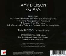 Philip Glass (geb. 1937): Saxophonkonzert (nach dem Violinkonzert), CD