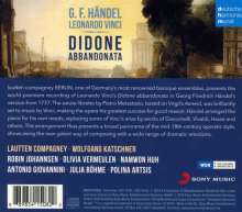 Leonardo Vinci (1690-1730): Didone Abbandonata (in der Pasticcio-Bearbeitung von Georg Friedrich Händel), 2 CDs