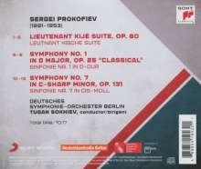 Serge Prokofieff (1891-1953): Symphonien Nr.1 &amp; 7, CD
