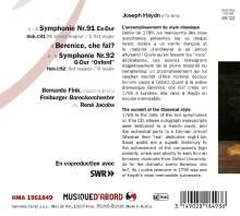 Joseph Haydn (1732-1809): Symphonien Nr.91 &amp; 92, CD
