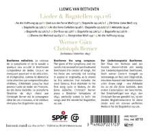 Ludwig van Beethoven (1770-1827): Lieder &amp; Bagatellen, CD