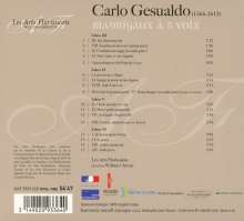 Carlo Gesualdo von Venosa (1566-1613): 17 Madrigale zu 5 Stimmen, CD