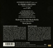Alessandro Scarlatti (1660-1725): Cain (Il Primo Omicidio) (Oratorium), 2 CDs