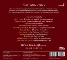 Titel: PLAYGROUNDS. Komponisten: Antonio Vivaldi, Henry Purcell. Interpreten: stefan temmingh, nuovo aspetto.
