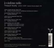 Thibault Noally - A Violino Solo, CD