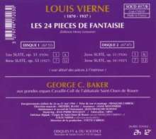 Louis Vierne (1870-1937): Die 24 Pieces de Fantaisie opp.51,53-55, 2 CDs