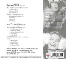 Auric...Francaix - Musique de Chambre, CD