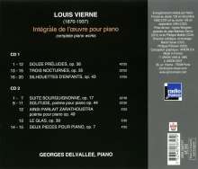 Louis Vierne (1870-1937): Klavierwerke (Gesamtaufnahme), 2 CDs