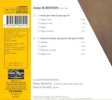 Anton Rubinstein (1829-1894): Sonate für Violine &amp; Klavier Nr.3 op.98, CD