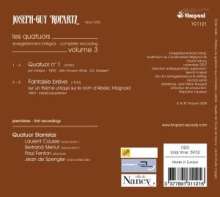 Joseph Guy Ropartz (1864-1955): Streichquartette Vol.3, CD